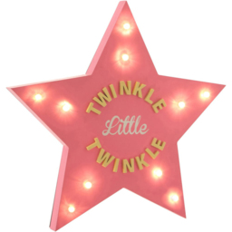 Premier Housewares Twinkle Twinkle LED Light Star - Size: 38 x 4 x 40cm - Multi - Wilko - thumbnail 5