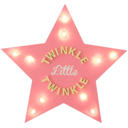 Premier Housewares Twinkle Twinkle LED Light Star - Size: 38 x 4 x 40cm - Multi - Wilko - thumbnail 4