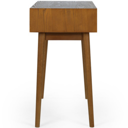 Julian Bowen Lowry 2 Drawer Writing Desk Cherry Ash - Grey - Wilko - thumbnail 6