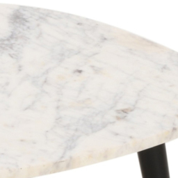Brooklyn Opal White Marble Top Coffee Table - Brown - Wilko - thumbnail 6