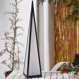 Luxform Battery-Powered Pyramid Lamp - Size: 12 x 12 x 60cm - Black - Wilko - thumbnail 5