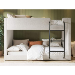 Flair Eden Beige Boucle Bunk Bed - Size: Single - Cream - Wilko - thumbnail 5