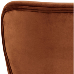 Florence Batilda Set of 2 Copper Dining Chairs - Brown - Furniture To Go - Wilko - thumbnail 6