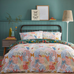 furn. Forage King Size Teal Duvet Set - Blue - Wilko - thumbnail 5
