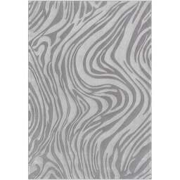 Desire Rugs Vellure Anthracite Metallic Sheen Marble Design Rug 160 x 230cm - Size: 230 x 160 x 1.1cm - Grey - Wilko