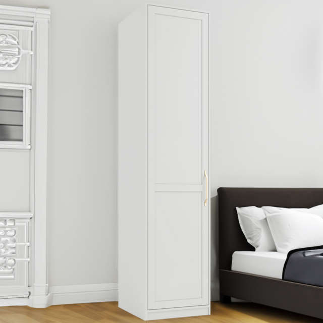 Austen Single Door White Wardrobe - LPD Home - Wilko - image 1