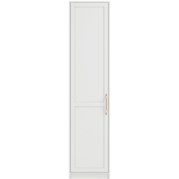 Austen Single Door White Wardrobe - LPD Home - Wilko - thumbnail 4