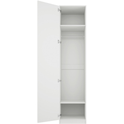 Austen Single Door White Wardrobe - LPD Home - Wilko - thumbnail 5