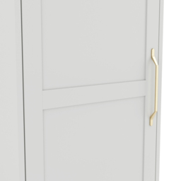 Austen Single Door White Wardrobe - LPD Home - Wilko - thumbnail 6