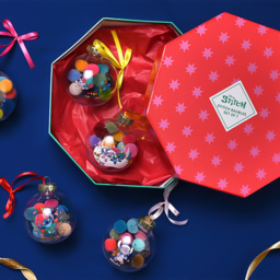 Disney Stitch Pom Pom Christmas Baubles 7 Pack - Size: 8 x 10.8 x 16.7cm - Multi - Wilko - thumbnail 3