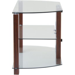 TTAP Vision 2 Shelf Walnut TV Stand 800mm - Size: 50.3 x 80 x 40cm - Brown - Wilko - thumbnail 5