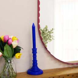 Colourful Scalloped Oval Mirror - Red - Wilko - thumbnail 4