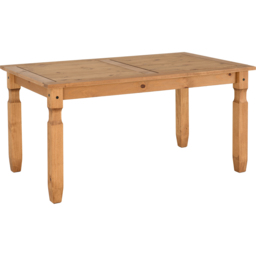 Seconique Corona 4 Seater Dining Set Distressed Waxed Pine - Brown - Wilko - thumbnail 6
