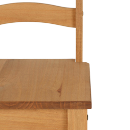 Seconique Corona 4 Seater Dining Set Distressed Waxed Pine - Brown - Wilko - thumbnail 7