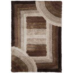 DS Living Trellis Latte Ultra Plush Rug 160 x 230cm - Cream - Wilko - thumbnail 1