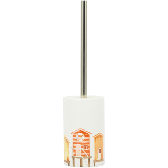 Vintage Beach Hut Toilet Brush Holder - Wilko