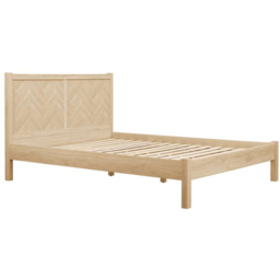 Birlea Herringford King Size Oak Bed - Brown - Wilko - thumbnail 3