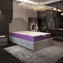 DS Living Reve Super King Tanzanite Gel-Flex Memory Foam Mattress - Purple - Wilko - thumbnail 3