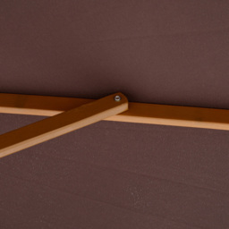 Outsunny Coffee Bamboo Wooden Parasol 3m - Brown - Wilko - thumbnail 4
