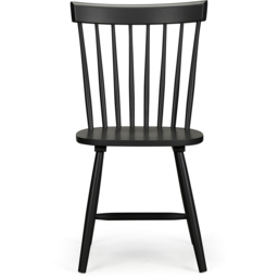 Julian Bowen Torino Set of 4 Black Chairs - Wilko - thumbnail 4