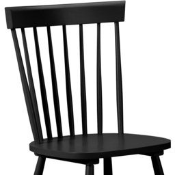 Julian Bowen Torino Set of 4 Black Chairs - Wilko - thumbnail 5