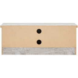 GFW Boston 2 Door 2 Shelf Grey TV Unit - Size: 39 x 113 x 43cm - Wilko - thumbnail 6
