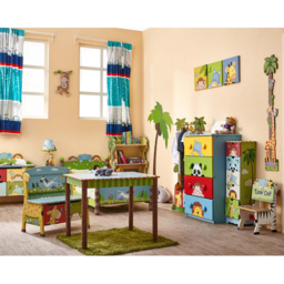 Teamson Kids Fantasy Fields Toy Furniture Sunny Safari Monkey Wall Clock - Size: 3.8 x 29.2 x 40.6cm - Brown - Wilko - thumbnail 5