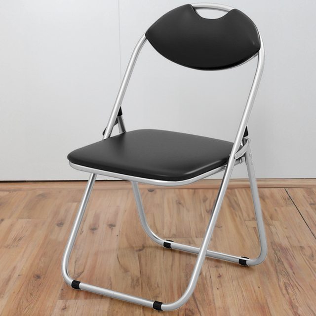 Costway Set of 6 Foldable Dining Chairs - Black - Wilko - image 1