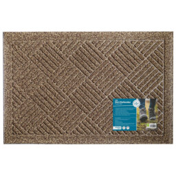 JVL Dirt Defender Beige Square Door Mat 40 x 60cm - Cream - JVL Homewares - Wilko - thumbnail 4