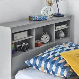 Veera Grey Storage Guest Bed and Trundle with Spring Mattresses - Size: Single - Bedmaster - Wilko - thumbnail 5
