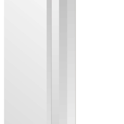 Sheringham All Glass Modern Leaner Mirror 165 x 79cm - Silver - MirrorOutlet - Wilko - thumbnail 5