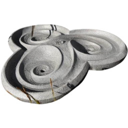 Tranquillity Dropa Stone LED Solar Water Feature - Size: 108 x 50 x 32cm - Grey - Wilko