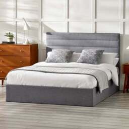 Julian Bowen Merida King Size Grey Ottoman Bed - Wilko - thumbnail 1