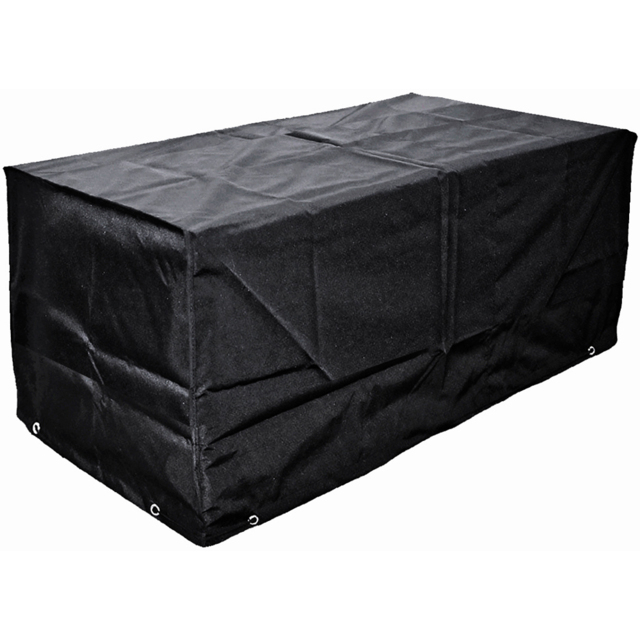 Oseasons Cozy Bay EZBreathe Black Rectangular Coffee Table Cover - Size: 37 x 90 x 55cm - Wilko - image 1
