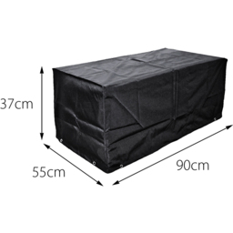 Oseasons Cozy Bay EZBreathe Black Rectangular Coffee Table Cover - Size: 37 x 90 x 55cm - Wilko - thumbnail 6