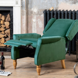 Artemis Home Barksdale Green Recliner Armchair - Size: Single - Wilko - thumbnail 4