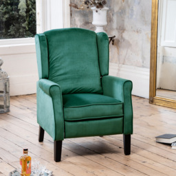 Artemis Home Barksdale Green Recliner Armchair - Size: Single - Wilko - thumbnail 5