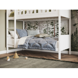 Flair Bea White Wooden Bunk Bed - Size: Single - Wilko - thumbnail 4
