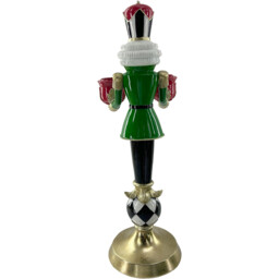 Nutcracker Tealight HolderGreen - Sleigh Bells Ring - Wilko - thumbnail 3