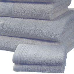 Rapport Home Chatsworth Super Soft 600gsm Combed Cotton Blue Hand Towel - Size: 3 x 80 x 50cm - Wilko - thumbnail 4