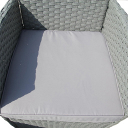 Furniture One 2 Seater Grey Rattan Garden Lounge Set - Wilko - thumbnail 6