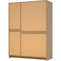 Florence Brande 3 Door Jackson Hickory Oak Wardrobe - Brown - Furniture To Go - Wilko - thumbnail 7