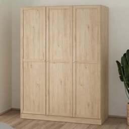 Florence Brande 3 Door Jackson Hickory Oak Wardrobe - Brown - Furniture To Go - Wilko - thumbnail 1