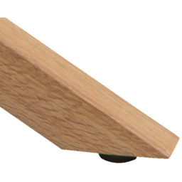 Florence Heaven Smoked Glass Top and Oak Legs Round Coffee Table - Brown - Furniture To Go - Wilko - thumbnail 7