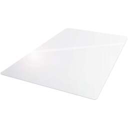 Cleartex Advantagemat PVC Rectangular Chair Mat for Carpets up to 6mm 90 x 120cm - Floortex - Wilko