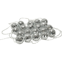 ValueLights 20 Mini LED Disco Ball String Light - Size: 5 x 280 x 5cm - Silver - Wilko - thumbnail 3