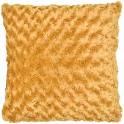 Velosso Posy Chenille Gold Filled Cushion 43 x 43cm 2 Pack - Wilko
