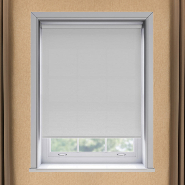 New Edge Blinds Thermal Blackout Roller Blind White 100cm - Size: W 100 x D 170cm - Wilko - image 1