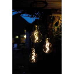 Luxform Battery Operated Glass Filament Bulbs - Size: 17.5 x 17.5 x 9.15cm - Clear - Wilko - thumbnail 4