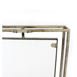 Sadie Rustic Effect Metal Framed Mirror - Natural - The Port. Co Gallery - Wilko - thumbnail 6